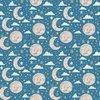 Riley Blake Designs Baby Boy Flannel Moon And Stars Cobalt