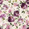 QT Fabrics Dahlia Dreams Dahlias Cream