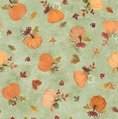 Maywood Studio Hello Autumn Tossed Pumpkins Light Green