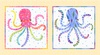 P&B Textiles Deep Blue Sea Octopus Pillow Panel