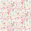 P&B Textiles Country Poetry Tossed Floral White