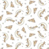 Clothworks Guess How Much I Love You Sleepy Hares White