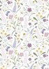 Lewis and Irene Fabrics Floral Song Bloom White
