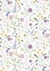 Lewis and Irene Fabrics Floral Song Bloom White