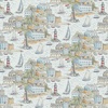 Andover Fabrics High Tide Harbour View Light Blue