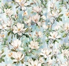 Hoffman Fabrics Forest Fawn Floral Bluegrass