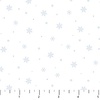 Northcott Snow Much Fun Flannel Mini Snowflake White