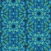 Studio E Fabrics Flower Fusion Geometric Flower Blue/Green