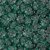 Hoffman Fabrics Cotton and Pine Pinecones Emerald/Silver