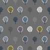 Andover Fabrics Heather and Sage Trees Silver