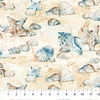 Northcott The Great Outdoors Coastal Scene Blue/Multi