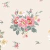 Maywood Studio La Fleur Flannel Bouquets Cream