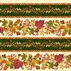 Studio E Fabrics Autumn Fields Border Stripe Cream