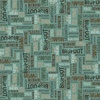 P&B Textiles Bigfoot Country 4-Way Nicknames Teal