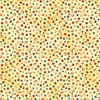 Benartex Farm Feathered Folk Dots Yellow
