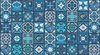 Moda Land of Enchantment Tiles Panel Blue/Aqua