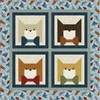 Colorful Cats - Fancy Cat Free Quilt Pattern