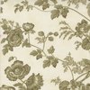 Moda Vintage Linens Meadow Greens Floral Porcelain/Rosemary