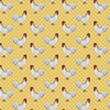 Benartex Spring Hill Farm Rooster Yellow