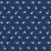 Benartex Classic Keepsakes in Blue Daisy Garden Navy Blue