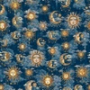 QT Fabrics Bohemian Sunrise Celestial Sky Blue