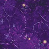 Benartex Shimmering Twilight Firefly Twilight Dark Purple
