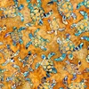 QT Fabrics Pacifica Sea Turtles Mustard