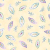 In The Beginning Fabrics Daydreams Small Leaves Yellow