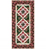 Holiday Greetings Poinsettia Delight Runner Free Quilt Pattern
