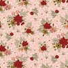 Riley Blake Designs Christmas Greetings Floral Pink
