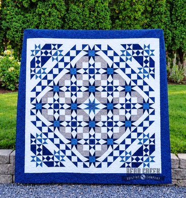 Patchwork Blue Quilt