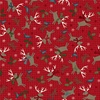Maywood Studio Holly Jolly Flannel Deer Red