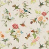 Clothworks Hummingbird Days Toile Light Khaki