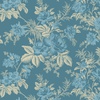 Marcus Fabrics Cottage Florals Toile Blue