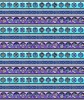 QT Fabrics Mosaic Blooms Stained Glass Floral Border Stripe Multi