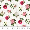 Northcott Bloom Medium Peony White/Multi