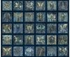 QT Fabrics Folklore Small Medieval Patches Panel Navy