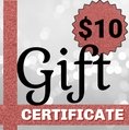 $10 Gift Certificate