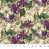 Northcott Avalon Packed Floral Beige