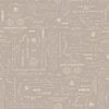 Marcus Fabrics Summer House Bee Script Grey