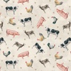 Wilmington Prints Farmhouse Chic Animals Cream