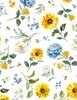 Wilmington Prints Bees and Blooms Large Floral Toss White