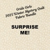 Grids Girls 2025 Winter Mystery Quilt Fabric Bundle - SURPRISE ME!