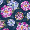 QT Fabrics Floral Fascination Spaced Floral Midnight