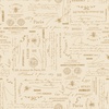 Marcus Fabrics Summer House Bee Script Cream