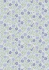 Lewis and Irene Fabrics Floral Song Little Blossom Duck Egg Blue