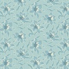 Andover Fabrics Sewing Bird Lilly Glacier