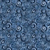 QT Fabrics Mountain Splendor Scroll Geo Blue