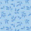 Andover Fabrics Plain and Simple Wheat Gingham Cornflower