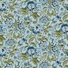 Studio E Fabrics Ashdown Forest Jacobean Floral Light Blue